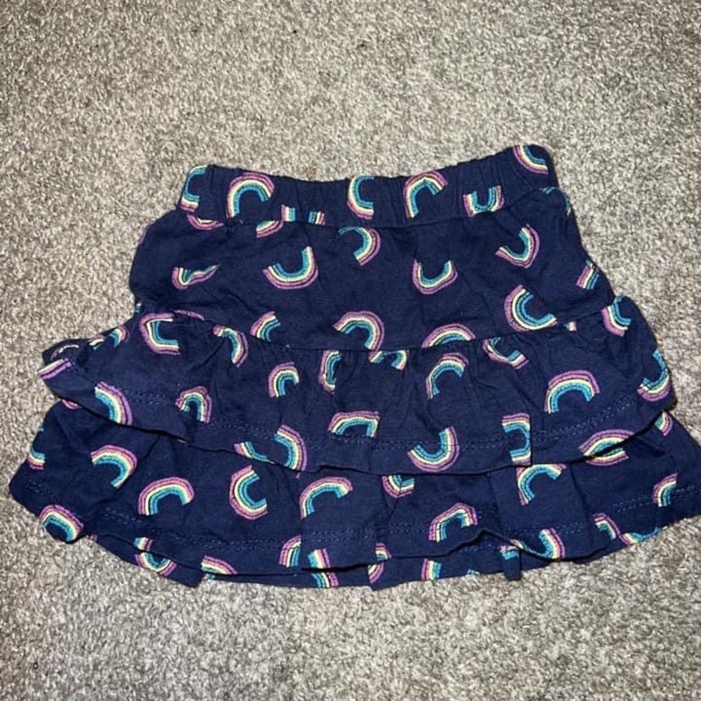 Rainbow skirt for girls 2T